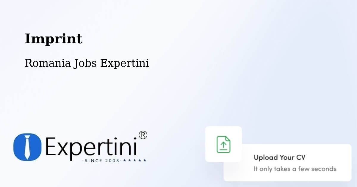 Imprint – Comuna Năruja - Romania Jobs Expertini